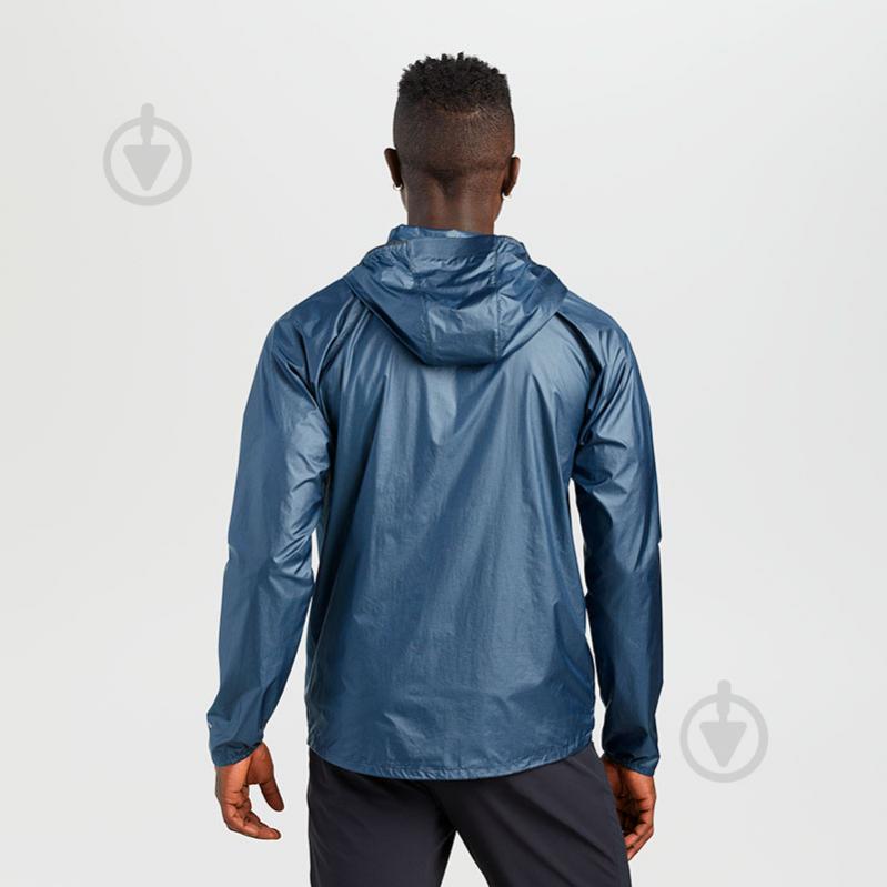 Куртка мужская зимняя Outdoor Research MEN'S HELIUM WIND HOODIE 279990-0350 р.M голубая - фото 2