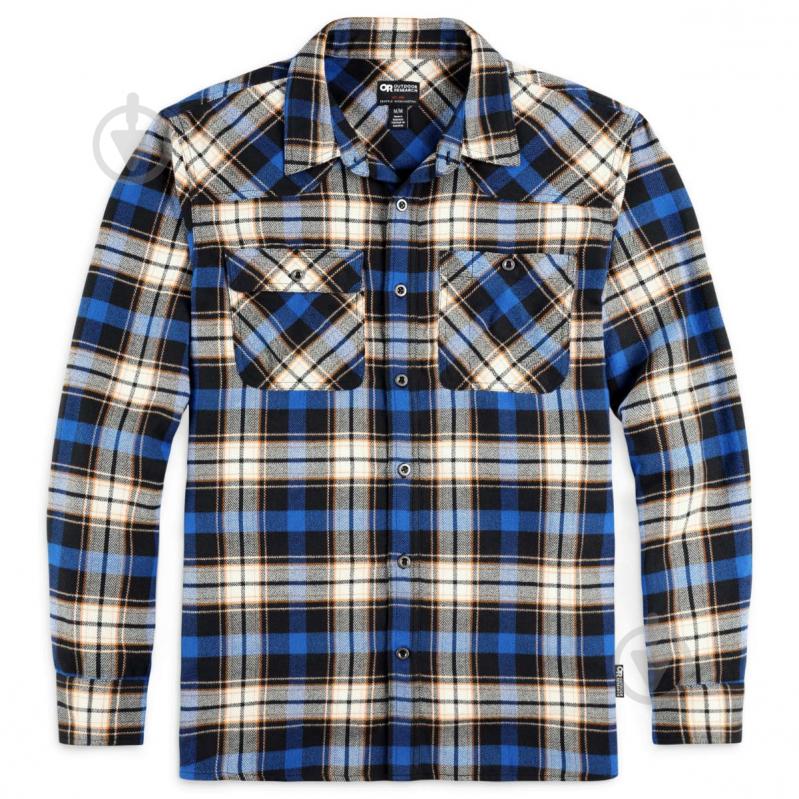 Сорочка Outdoor Research MEN'S FEEDBACK FLANNEL SHIRT 242862-1289 р. L синій - фото 3