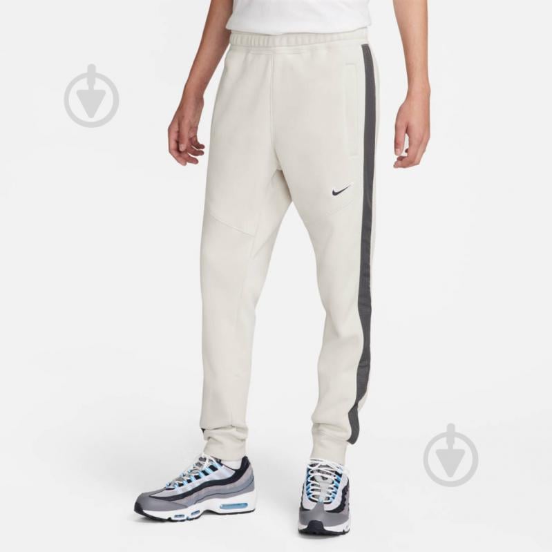 Брюки Nike M NSW SP FLC JOGGER BB FN0246-072 р. 2XL бежевый - фото 1