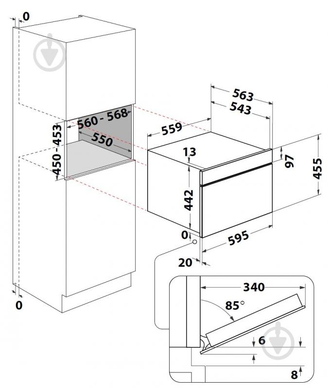 Встраиваемая микроволновая печь Whirlpool WCW9O7PHTSB WCW9O7PHTSB - фото 7 Встраиваемая микроволновая печь Whirlpool WCW9O7PHTSB WCW9O7PHTSB - фото 7