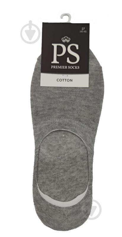 Сліди Premier Socks арт. 888 р.27 сірий - фото 1 Сліди Premier Socks арт. 888 р.27 сірий - фото 1