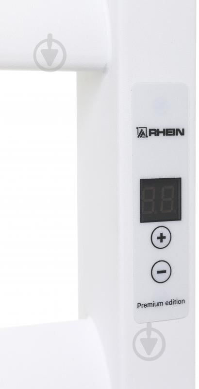 Полотенцесушитель электрический Rhein Reya S10 500 х 800 E R PE/MAT RAL9003 White 200W - фото 3