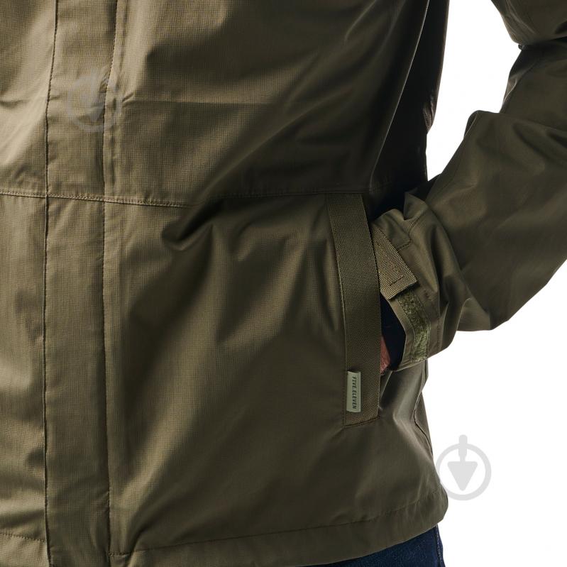 Куртка чоловіча демісезонна 5.11 Tactical ШТОРМОВА "EXOS RAIN SHELL" 72417 р.S [186] Ranger Green - фото 4