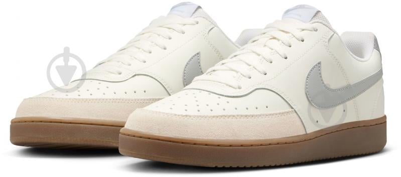 Кросівки чоловічі демісезонні Nike Court Vision Low HV2530-100 р.41 бежеві - фото 5