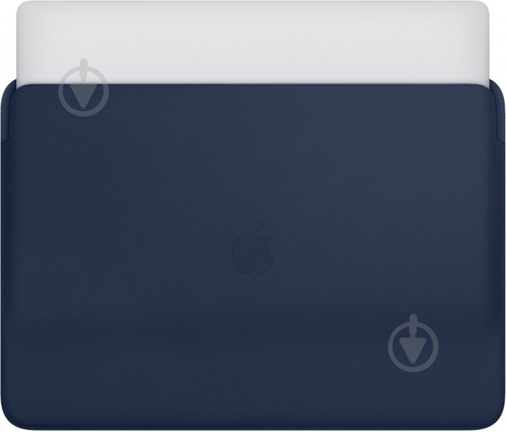 Чехол Apple Leather Sleeve MacBook Pro 16" (MWVC2ZM/A) Midnight Blue - фото 3