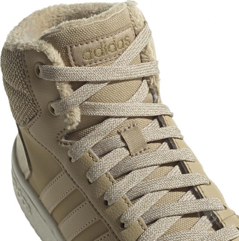 Кросівки жіночі зимові Adidas HOOPS 2.0 MID GZ8039 р.38 бежеві - фото 11