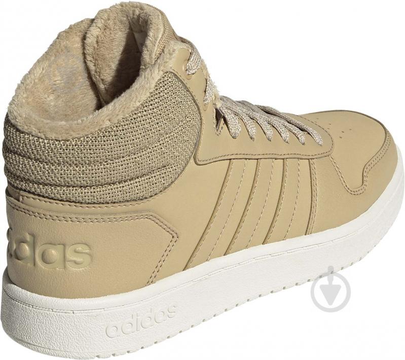 Кроссовки женские зимние Adidas HOOPS 2.0 MID GZ8039 р.38 бежевые - фото 9