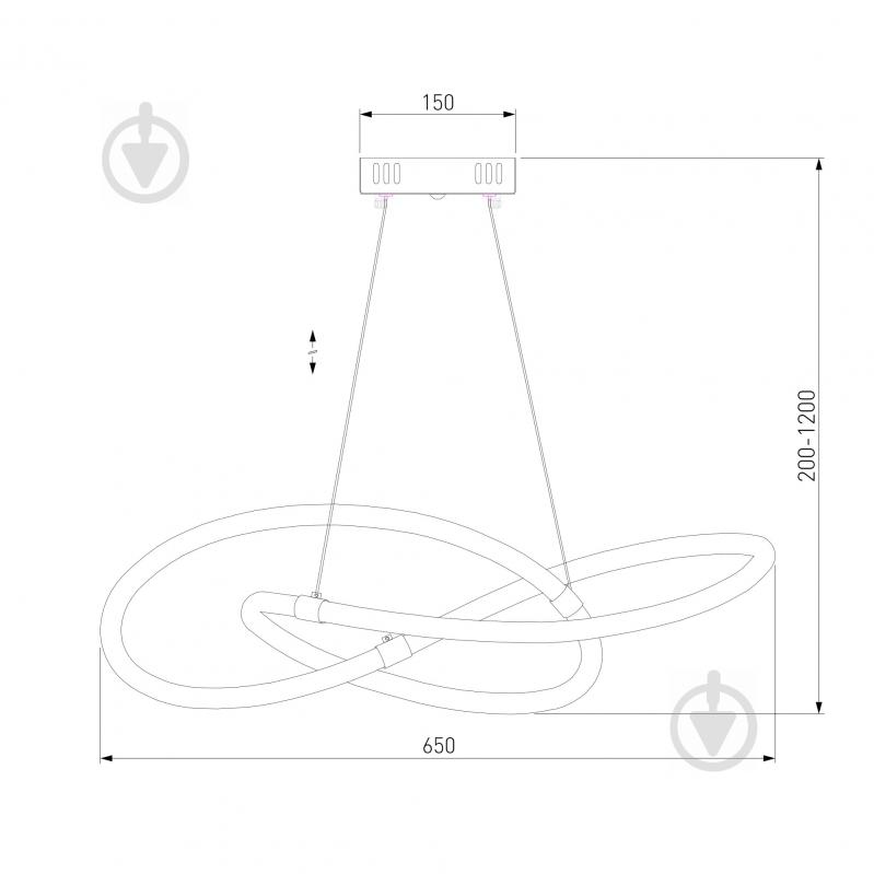 Підвіс Smart Warta LED 46W Wi-Fi - фото 3