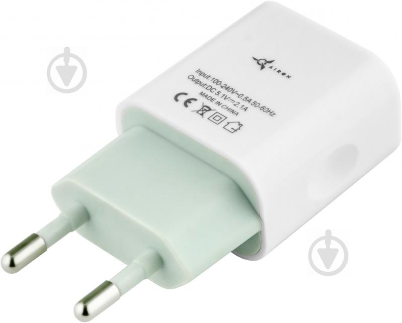 Зарядний пристрій AIRON USB (5V/2A) (6126755803215) - фото 1