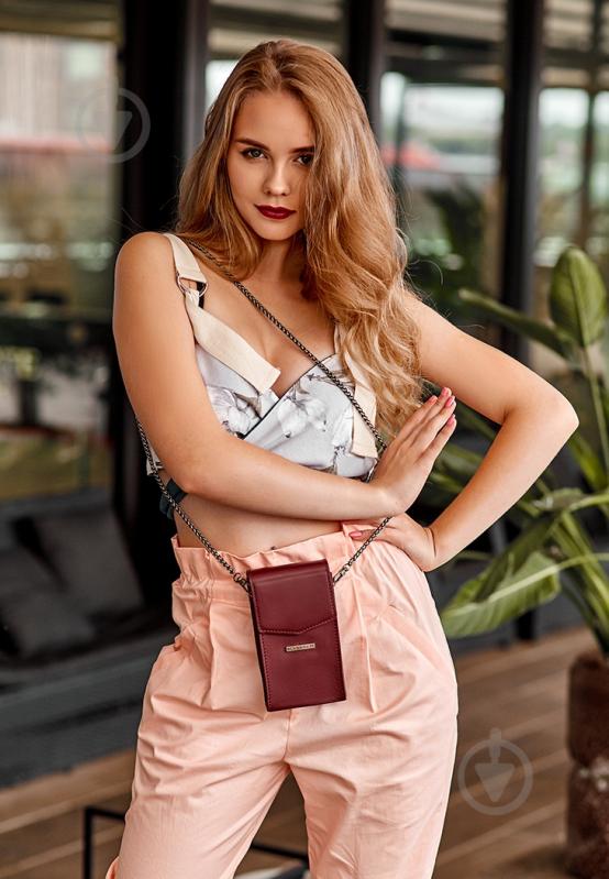 Сумка женская BlankNote Mini Вертикальная бордовый BN-BAG-38-1-vin - фото 8 Сумка женская BlankNote Mini Вертикальная бордовый BN-BAG-38-1-vin - фото 8