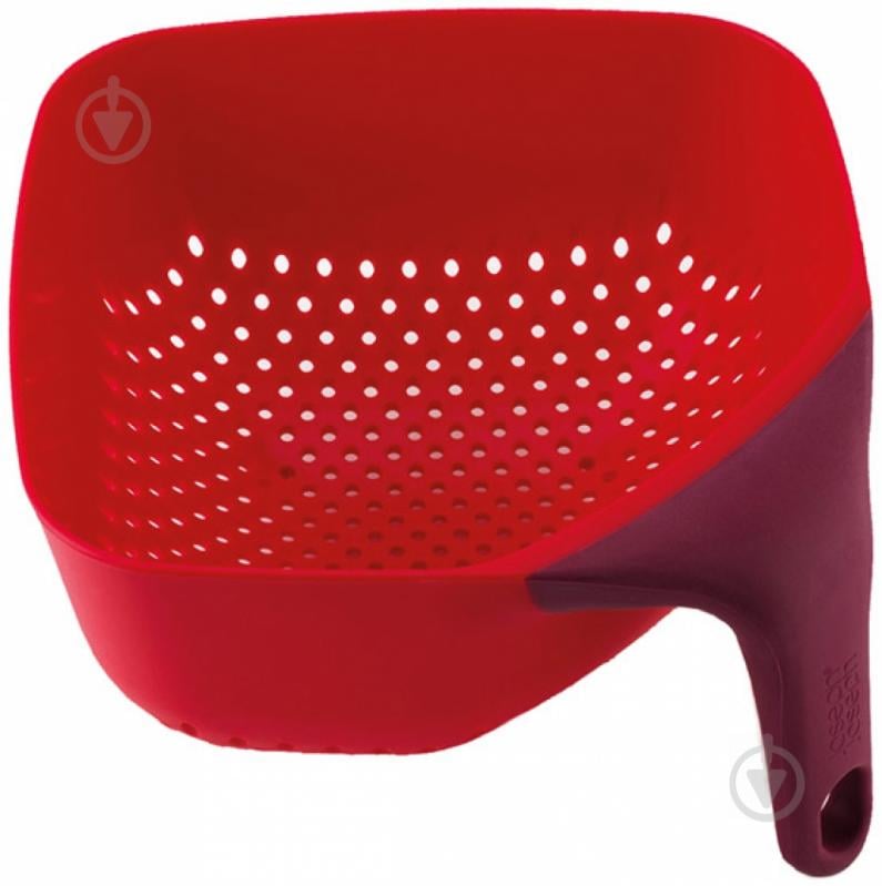 Дуршлаг Joseph Joseph Square Colander 21x21x11,5 см красный 1000285 - фото 1