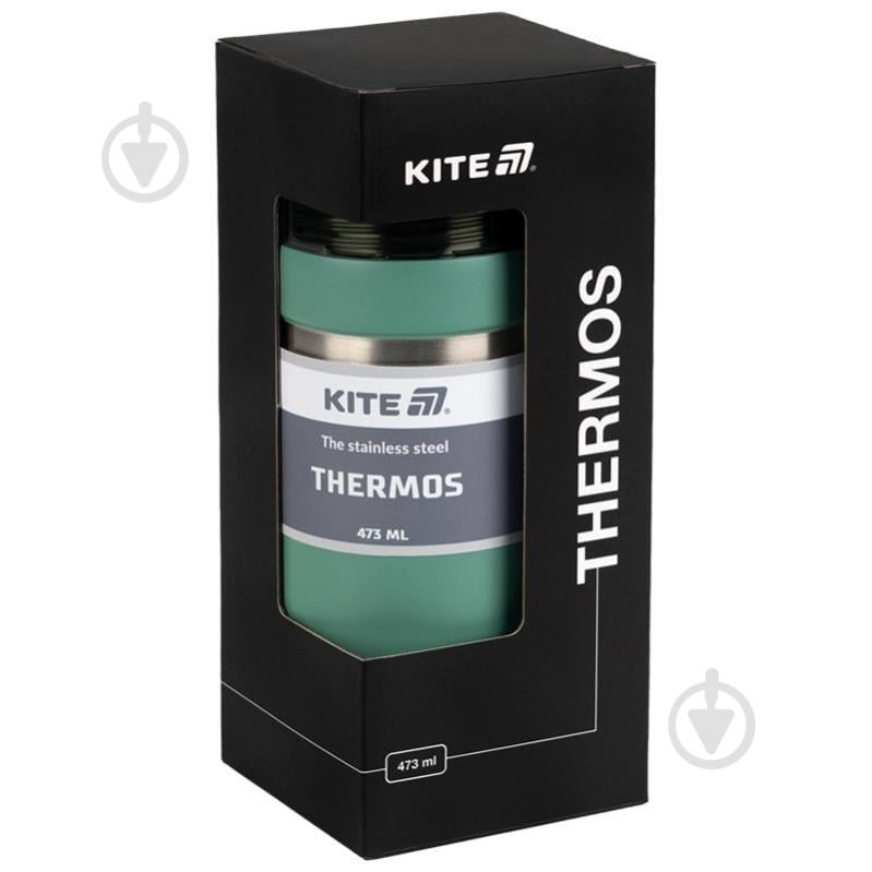 Термос KITE 473 мл зеленый K25-320-2 - фото 4 Термос KITE 473 мл зеленый K25-320-2 - фото 4