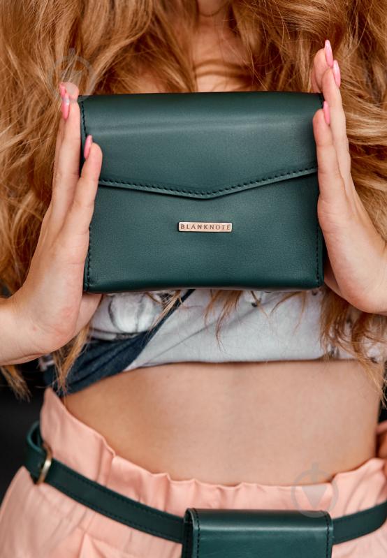 Сумка жіноча BlankNote Mini Горизонтальна зелений BN-BAG-38-2-malachite - фото 8