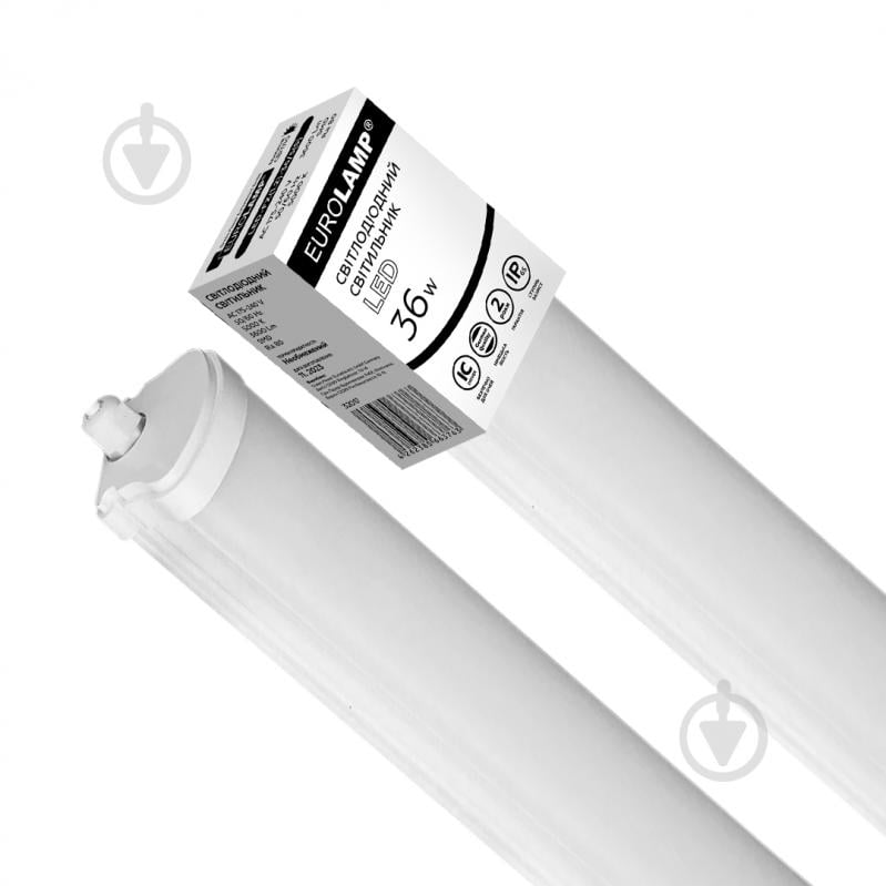 Світильник лінійний Eurolamp 36 Вт без цоколя білий LED-FX(1.2)-36/5(S) - фото 1 Світильник лінійний Eurolamp 36 Вт без цоколя білий LED-FX(1.2)-36/5(S) - фото 1