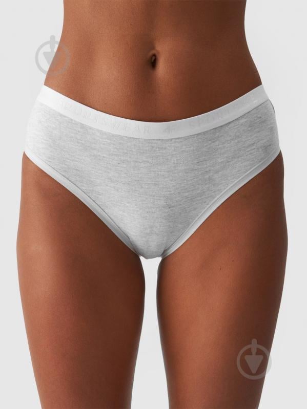 Труси 4F PANTIES F025 (2PACK) 4FWMM00UPTSF025-27M S сірий - фото 4 Труси 4F PANTIES F025 (2PACK) 4FWMM00UPTSF025-27M S сірий - фото 4