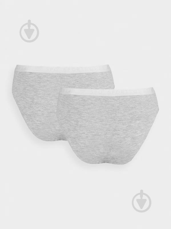 Труси 4F PANTIES F025 (2PACK) 4FWMM00UPTSF025-27M S сірий - фото 6 Труси 4F PANTIES F025 (2PACK) 4FWMM00UPTSF025-27M S сірий - фото 6