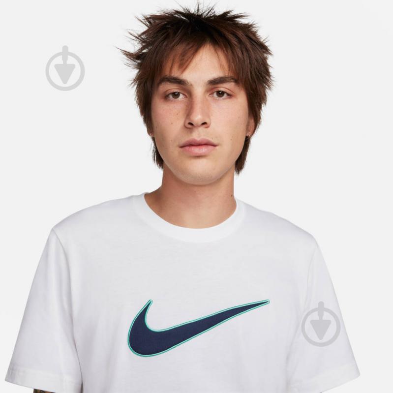 Футболка Nike M NSW SP SS TOP FN0248-101 р.XL белый - фото 4