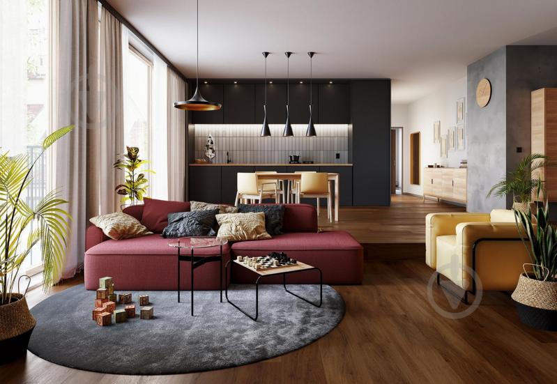 Ламінат вініловий (SPC) FLOORNITY 4V дуб острозький 33/4 мм (CLE 22356) - фото 4
