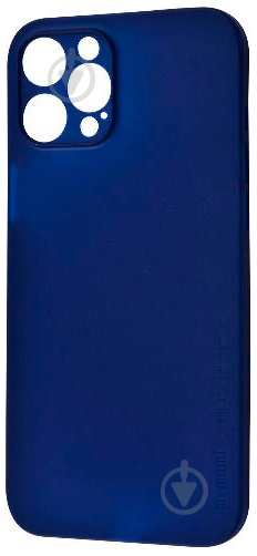 Чехол Memumi Ultra Slim Case (PC) Dark Blue для Apple iPhone 12 Pro - фото 1