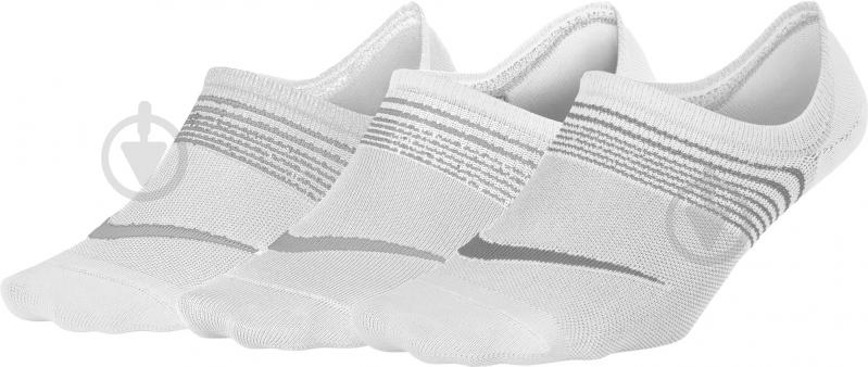 Носки Nike W NK PERF LTWT FOOT SX5277-100 р.L белый 3 шт. - фото 1