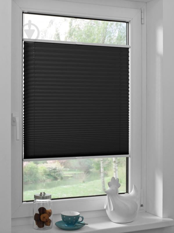 Штора-плісе Rollotex тканина DUO ECORO 119х100 см Чорний - фото 3 Штора-плісе Rollotex тканина DUO ECORO 119х100 см Чорний - фото 3