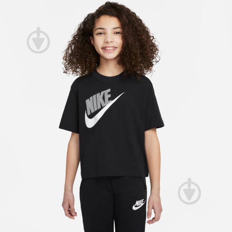 Футболка Nike DV0349-010 р.L черный - фото 1
