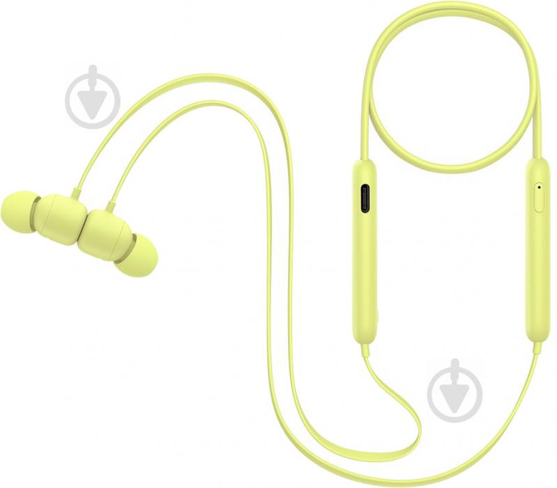 Наушники Beats Flex All-Day Wireless Earphones yellow (MYMD2ZM/A) - фото 2