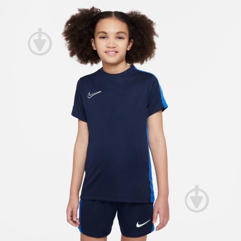 Футболка Nike Y NK DF ACD23 TOP SS DR1343-451 р.L синий - фото 2 Футболка Nike Y NK DF ACD23 TOP SS DR1343-451 р.L синий - фото 2