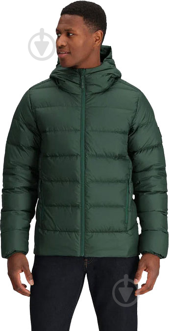 Куртка мужская Outdoor Research MEN'S COLDFRONT DOWN HOODIE 283188-2445 р.L зеленая - фото 1