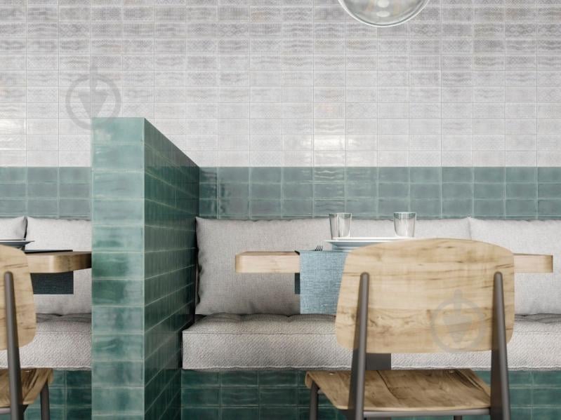 Плитка Cifre Sonora gray decor 7,5x15 см - фото 2