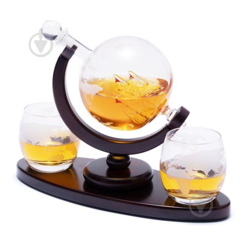 Набор для крепких напитков Глобус 850 мл 3 предмета - фото 1 Набор для крепких напитков Глобус 850 мл 3 предмета - фото 1