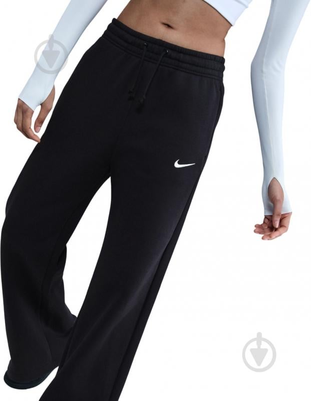 Штани Nike W NSW PHNX FLC HR Pant Wide 2 IH1011-010 р. M чорний - фото 8
