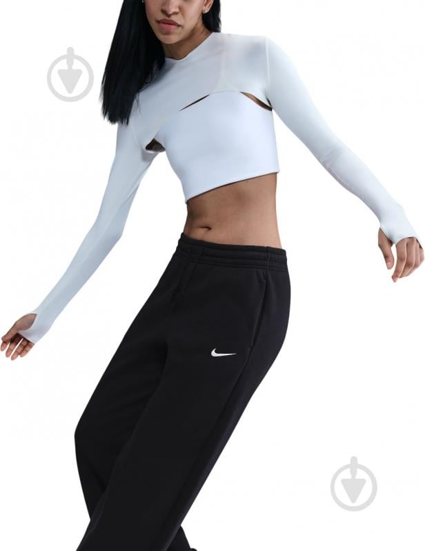 Штани Nike W NSW PHNX FLC HR Pant Wide 2 IH1011-010 р. M чорний - фото 9