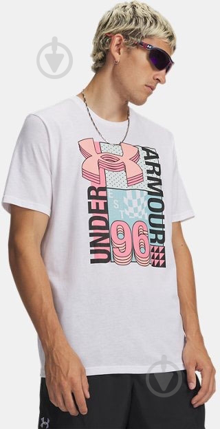 Футболка Under Armour 6009244-100 р.M белый - фото 1