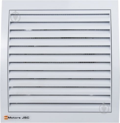 Витяжний вентилятор MMotors ММ 120 квадратний зі зворотним клапаном білий 1085 - фото 2
