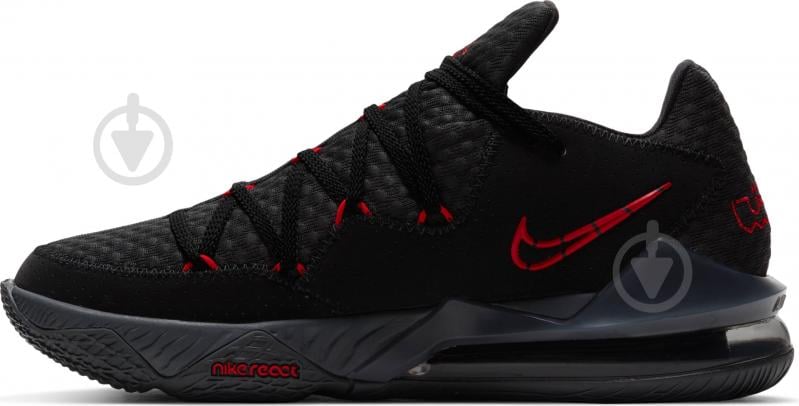 Кроссовки мужские Nike LEBRON XVII LOW CD5007-001 р.42,5 черные - фото 6 Кроссовки мужские Nike LEBRON XVII LOW CD5007-001 р.42,5 черные - фото 6