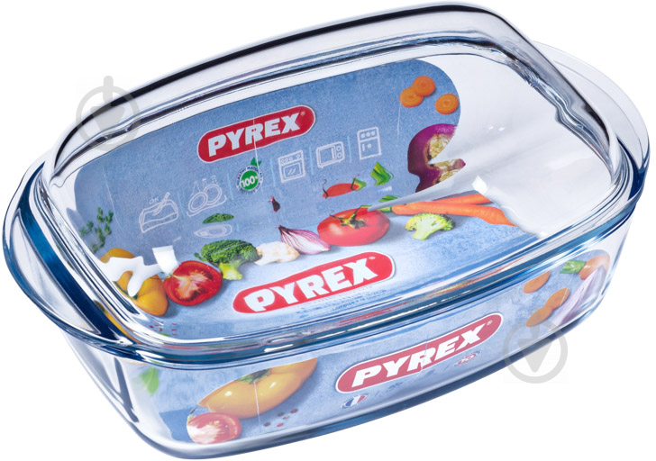 Каструля скляна для запікання Essentials 6,5 л (466A000) Pyrex - фото 1