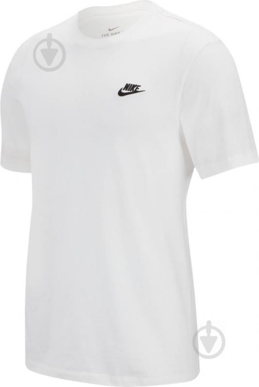 Футболка Nike CLUB TEE AR4997-101 р.2XL білий - фото 1