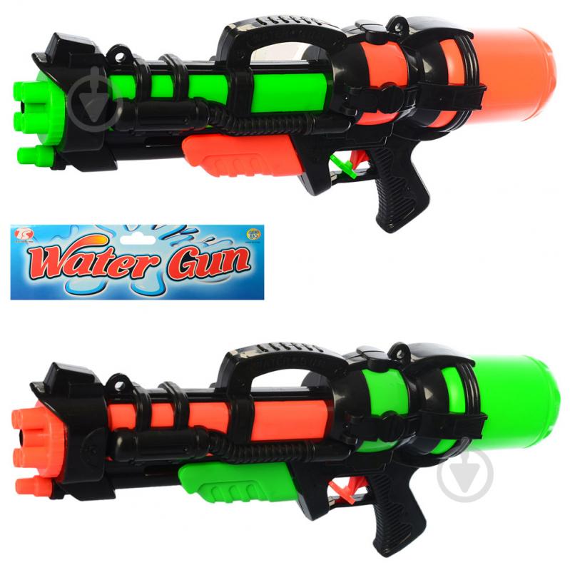 Водна зброя Water gun помпа розмір великий 2 кольори M 5604 - фото 1