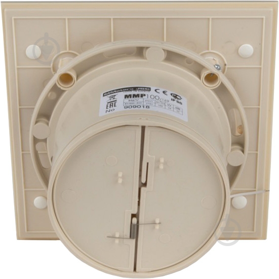 Витяжний вентилятор MMotors ММ-Р 100 скло квадрат зі зворотним клапаном бежевий 4789 - фото 3 Витяжний вентилятор MMotors ММ-Р 100 скло квадрат зі зворотним клапаном бежевий 4789 - фото 3