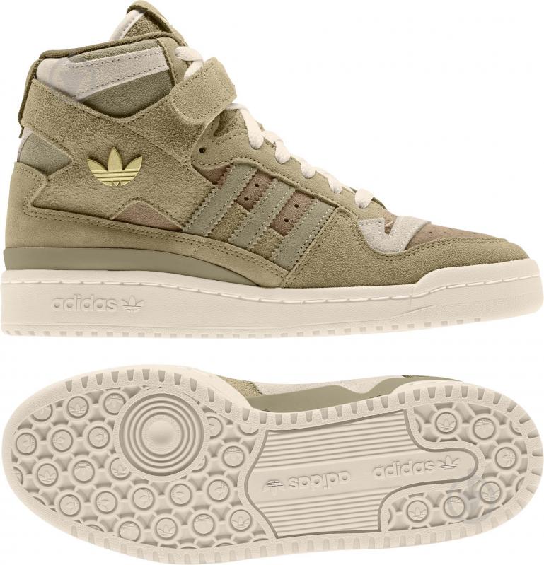 Кросівки жіночі зимові Adidas FORUM 84 HI W GZ8592 р.39 1/3 бежеві - фото 6