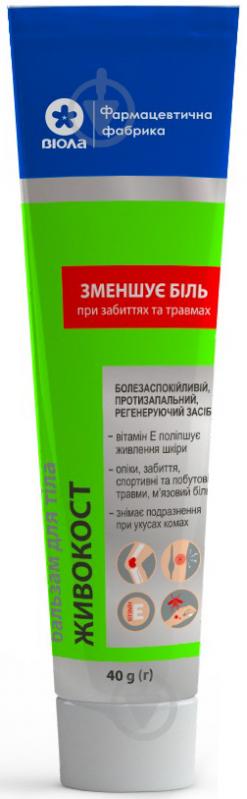 Живокост по 40 г у тубах в пачці (FMCG) бальзам - фото 2