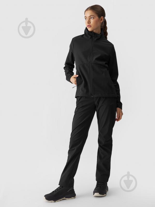 Куртка 4F SOFTSHELL JACKET F286 4FWAW24TSOFF286-20S р.S черный - фото 3