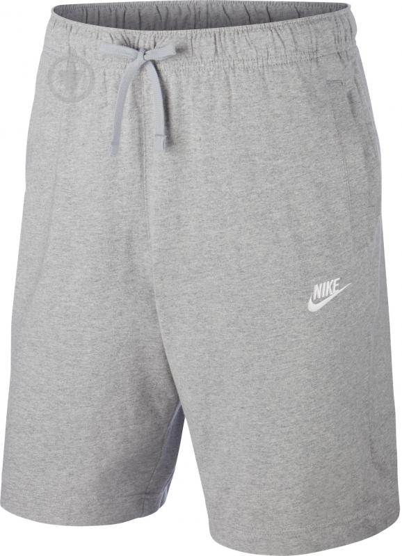 Шорты Nike M NSW CLUB SHORT JSY BV2772-063 р. M серый - фото 1