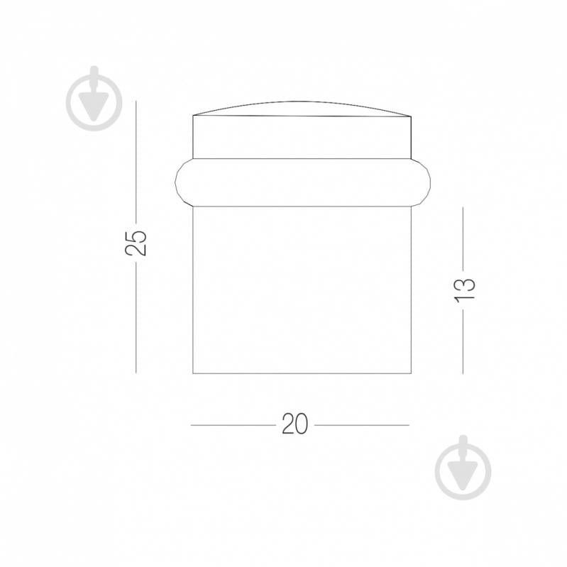 Стопор дверной MVM M-25 черный - фото 2 Стопор дверной MVM M-25 черный - фото 2