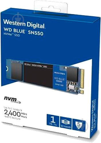 SSD-накопитель Western Digital 1000GB M.2 M.2 TLC (WDS100T2B0C) - фото 4