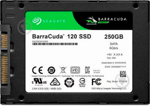 SSD-накопитель Seagate 250GB 2,5" SATA III 3D NAND (ZA250CM1A003) - фото 5