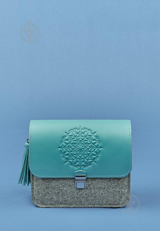 Сумка жіноча BlankNote Лілу сірий BN-BAG-3-felt-tiffany - фото 2