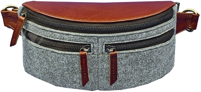 Сумка женская BlankNote Spirit серый BN-BAG-15-felt-k - фото 1 Сумка женская BlankNote Spirit серый BN-BAG-15-felt-k - фото 1