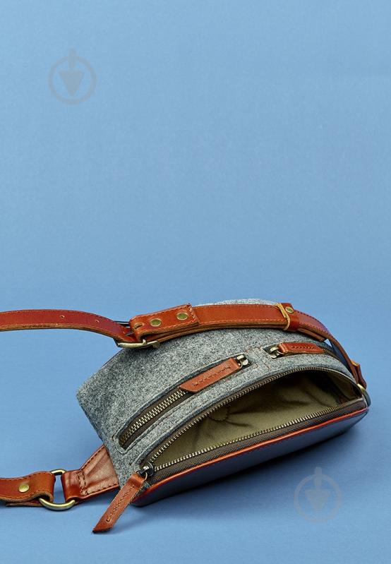 Сумка женская BlankNote Spirit серый BN-BAG-15-felt-k - фото 5 Сумка женская BlankNote Spirit серый BN-BAG-15-felt-k - фото 5